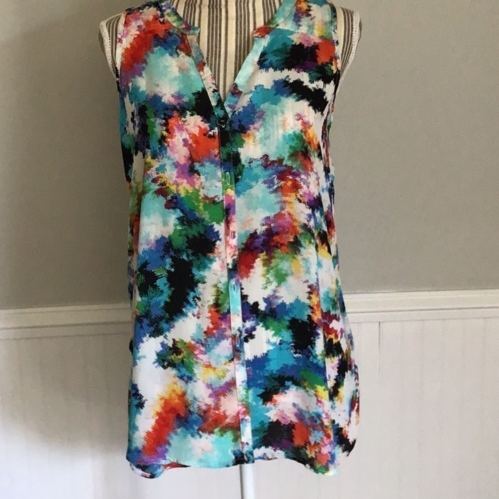 Melissa Paige Sleeveless Top Size Small